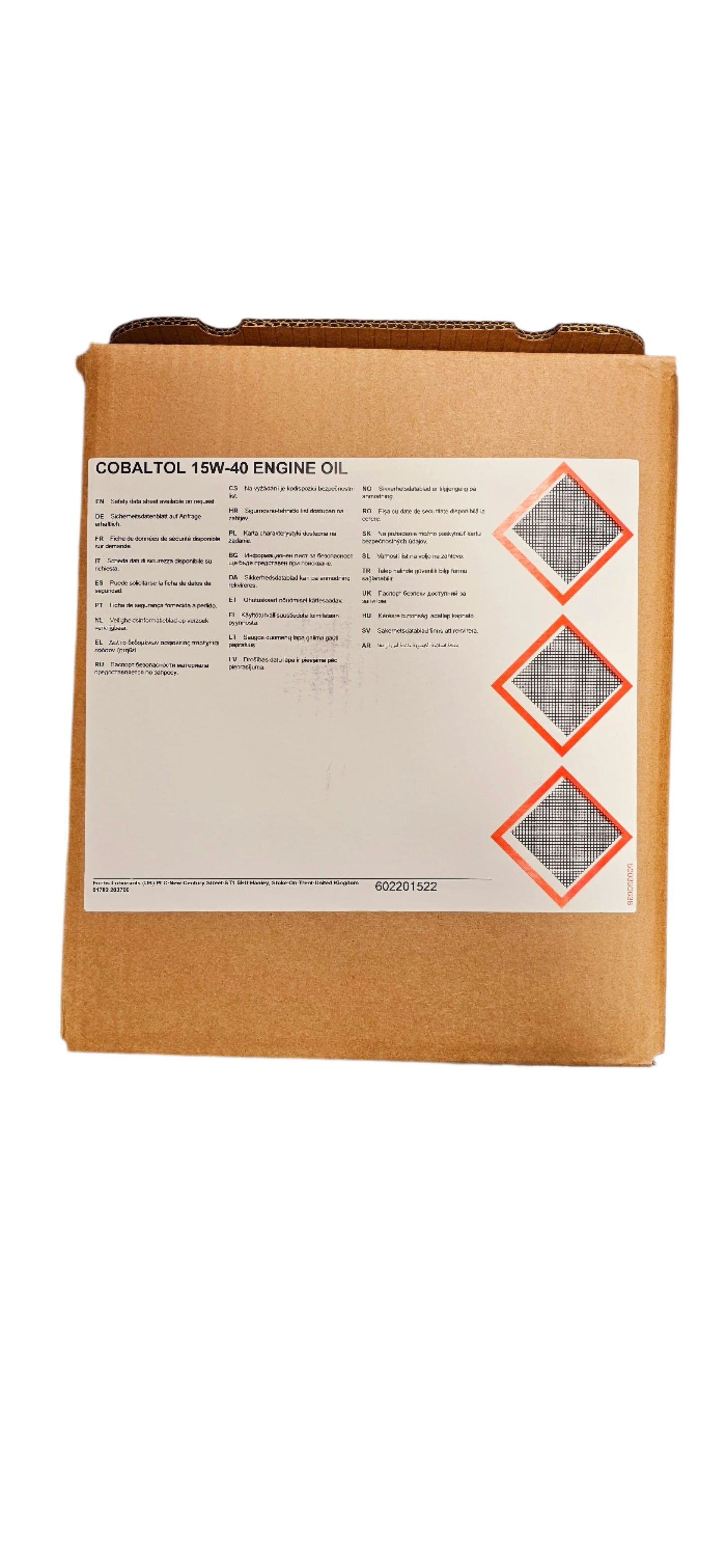 FG WILSON / PERKINS COBALTOL ENGINE OIL 15W-40 20L 20000-22395