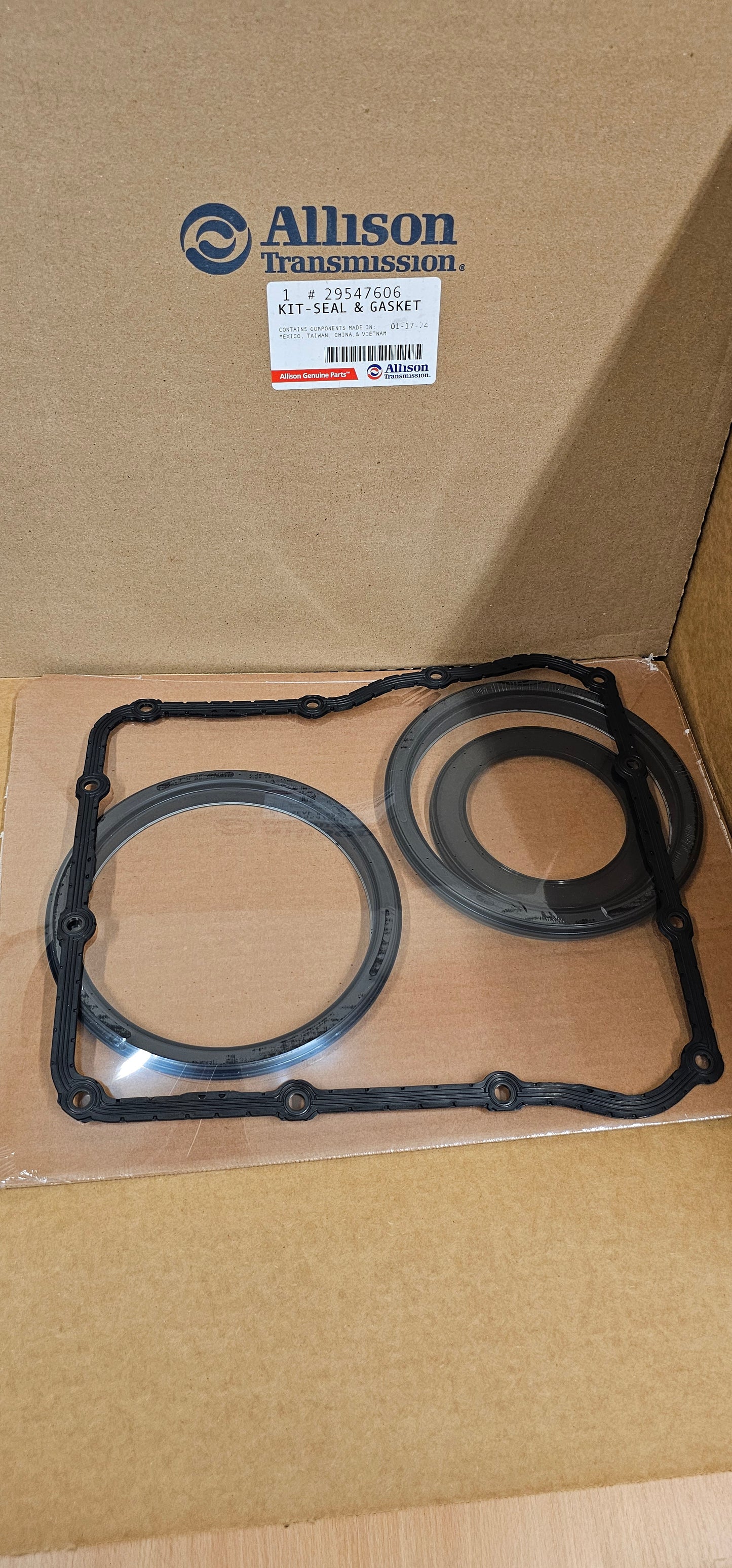 SERVICE GASKET KIT GENUINE ALLISON TRANSMISSION 29547606