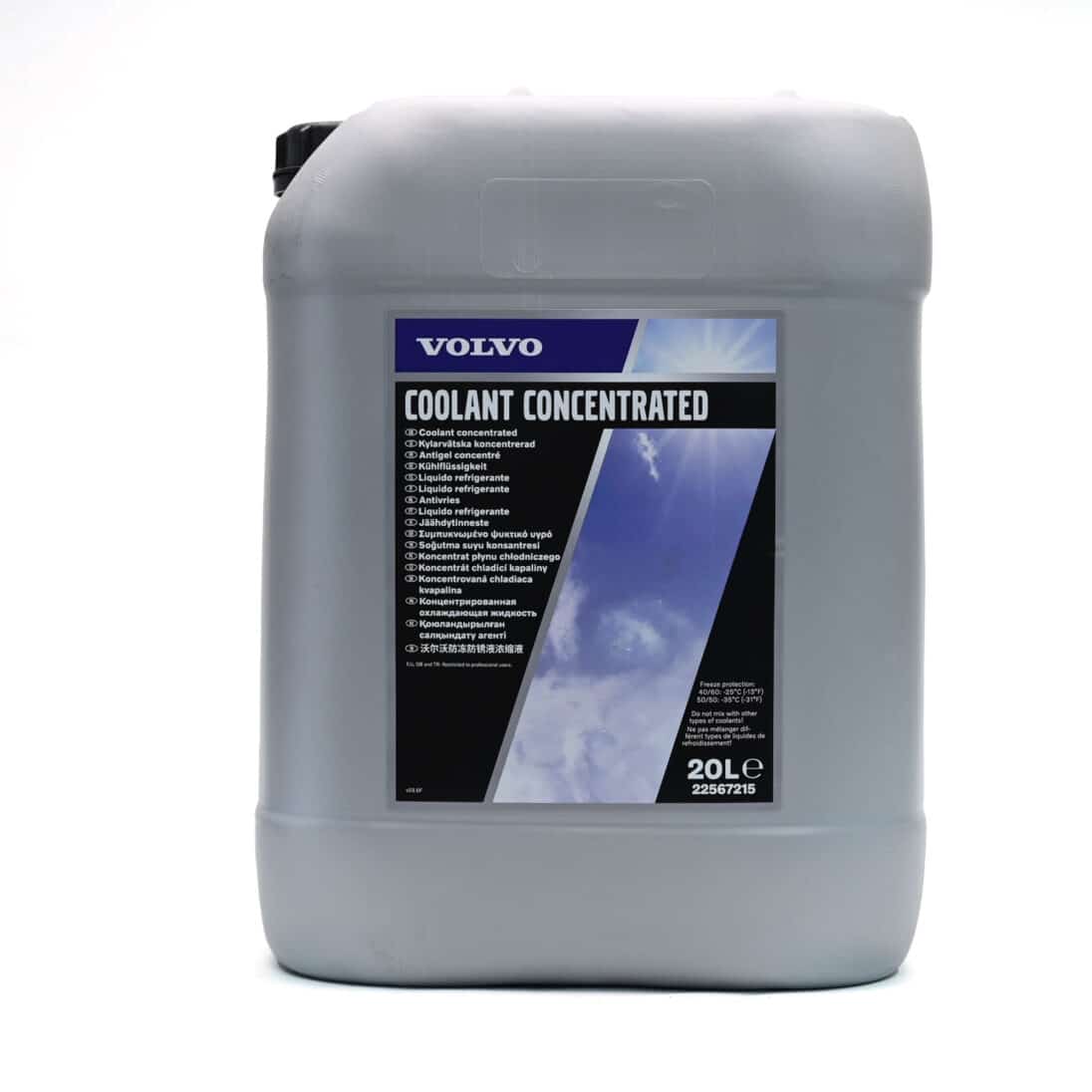 VOLVO PENTA COOLANT ANTIFREEZE GREEN FULL CONCERNTRATE 20L 22567215