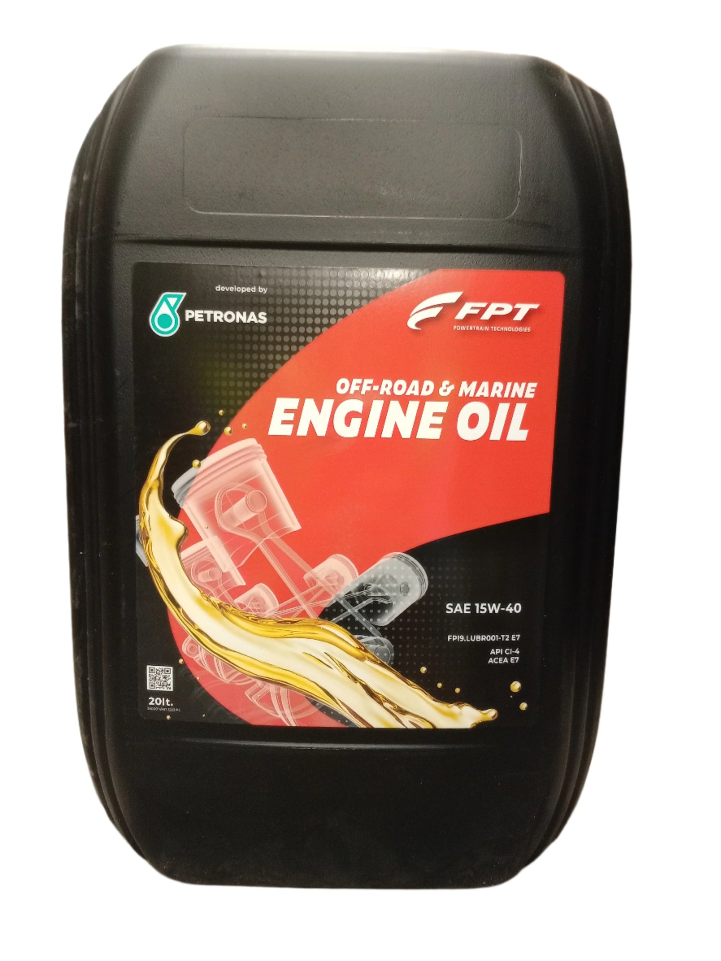 FPT INDUSTRIAL PETRONAS ENGINE OIL 15W-40 OFFROAD & MARINE 20L 71948R41EU