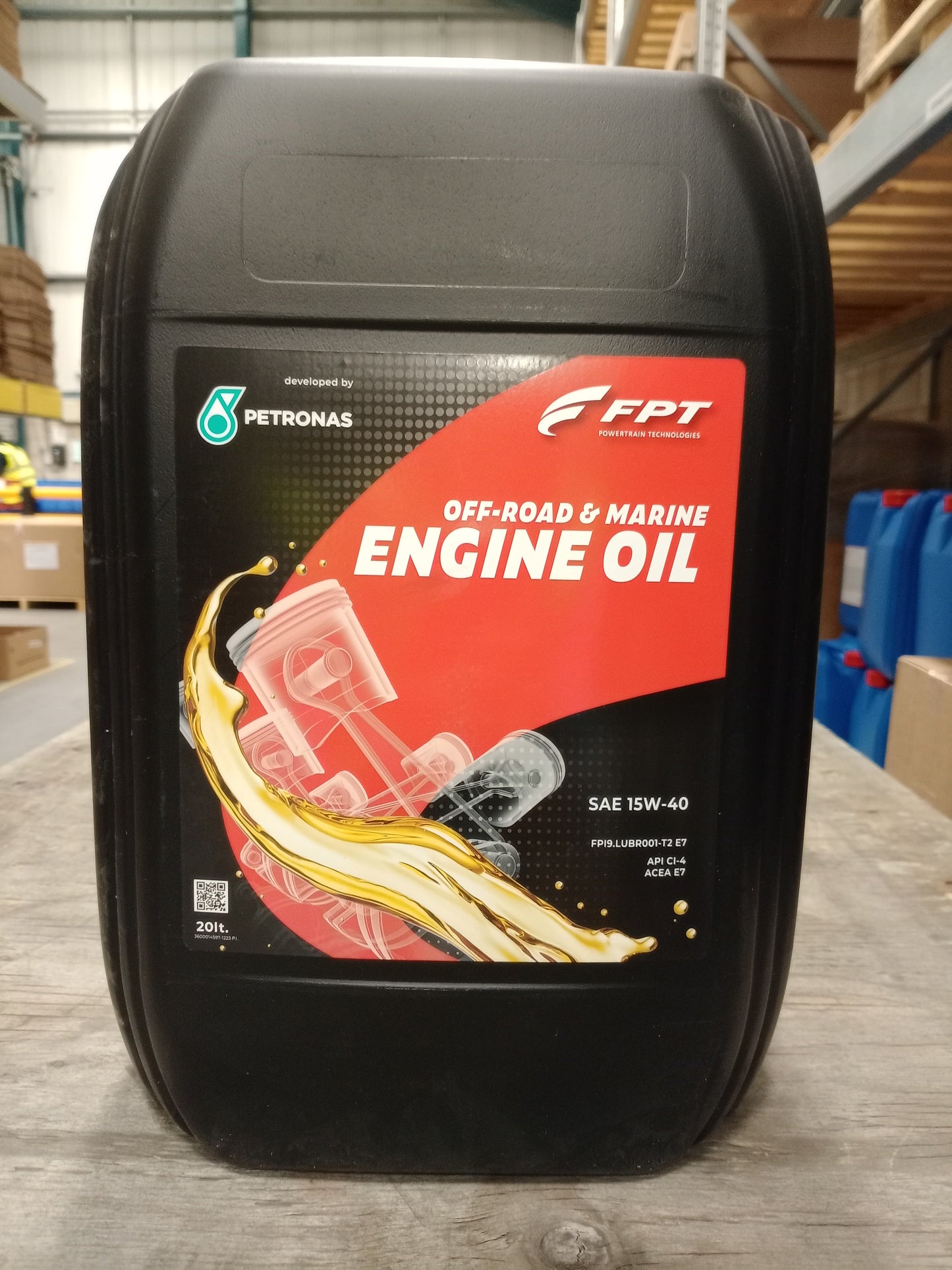 FPT INDUSTRIAL PETRONAS ENGINE OIL 15W-40 OFFROAD & MARINE 20L 71948R41EU