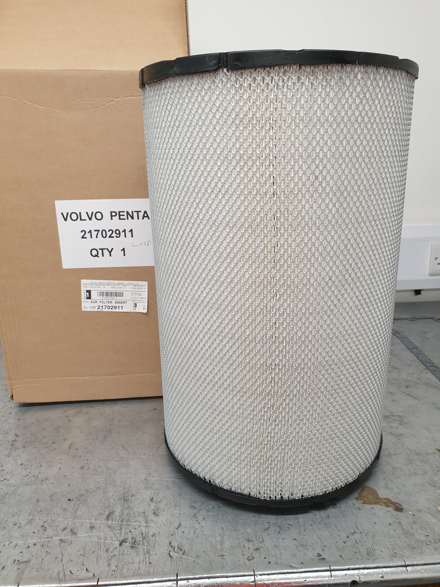 AIR FILTER INSERT 21702911 / 21212204 VOLVO PENTA