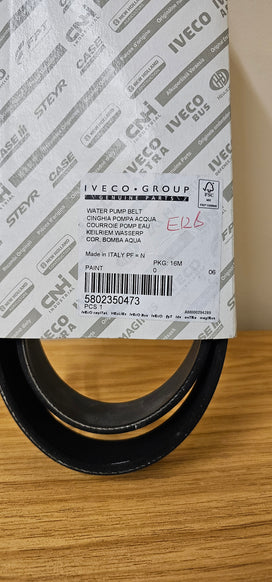 DRIVE BELT GENUINE FPT INDUSTRIAL PARTS 5802350473 / 504013617