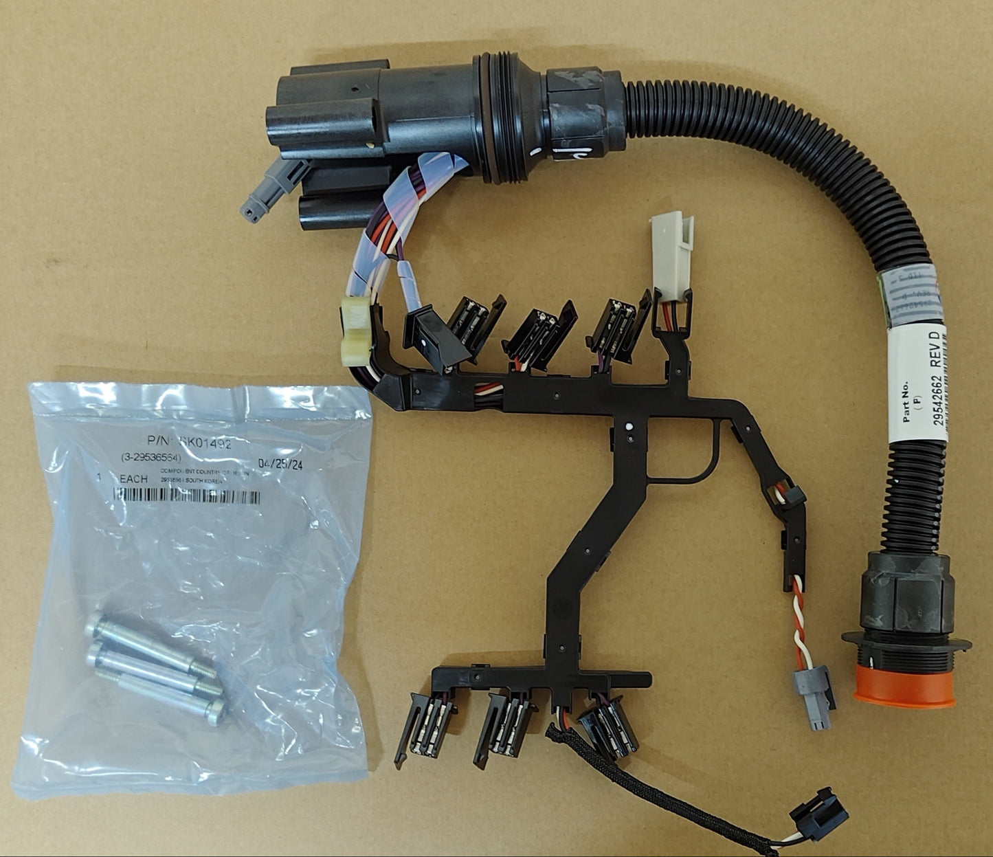 Control Valve TID3 Internal Wire Harness with Oil Level Sensor 29542681