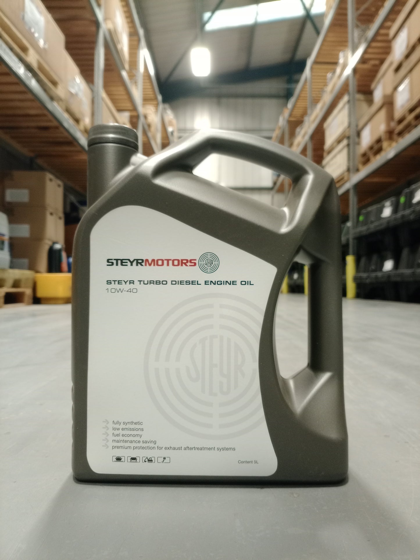 STEYR MOTORS TURBO DIESEL ENGINE OIL SAE 10W-40 5L 500830