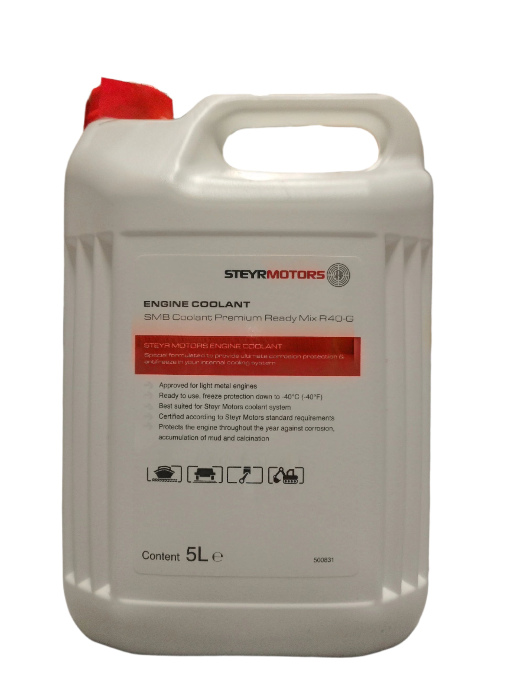 STEYR MOTORS COOLANT / ANTIFREEZE READYMIX R40-G 5L 500831 / Z011785-0