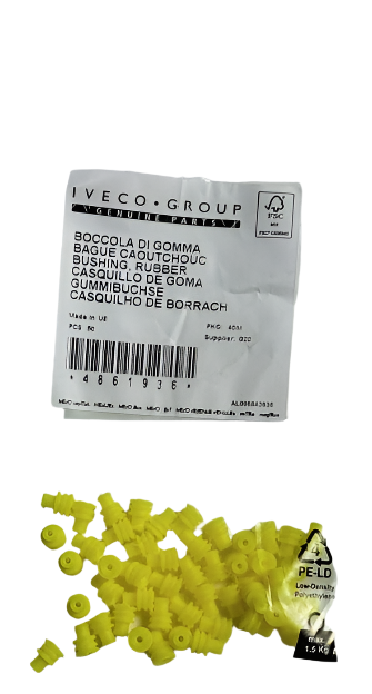 RUBBER WATERPROOF YELLOW CONNECTORS FPT INDUSTRIAL 4861936