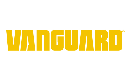 Yellow 'Vanguard' logo on a white background