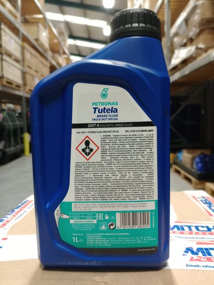 FPT INDUSTRIAL PETRONAS TUTELA TRUCK SPECIAL DOT 4 BRAKE FLUID 1L 76024E18EU