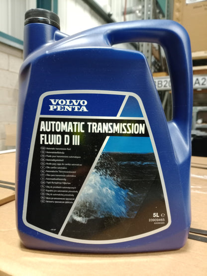 VOLVO PENTA ATF AUTOMATIC TRANSMISSION FLUID D111 5L 23909465