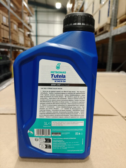 FPT INDUSTRIAL PETRONAS TUTELA W/MDA TRANSMISSION FLUID 85W-140 1L 76020E18EU