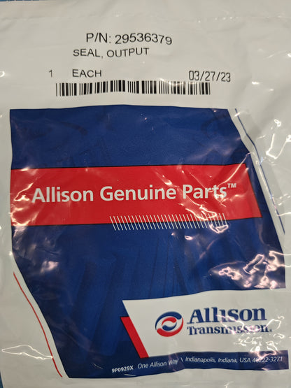 TRANSMISSIOM REAR COVER OIL SEAL OUTPUT GENUINE ALLISON 29536379