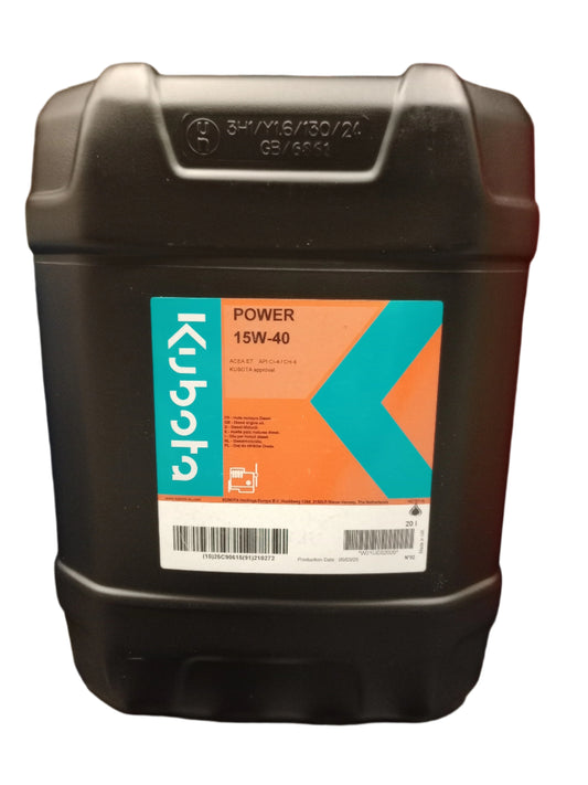 KUBOTA POWER ENGINE OIL 15W-40 (20L) W21UE02020