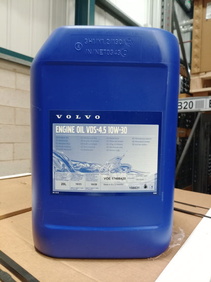 VOLVO PENTA 10W-30 VDS-4.5 ENGINE OIL 20L 24809454 WAS - 17488420