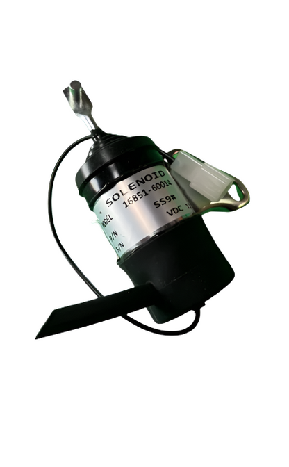 Kubota Fuel Shut-Off Solenoid 16851-60014 –  16851-60015 Genuine OEM Replacement