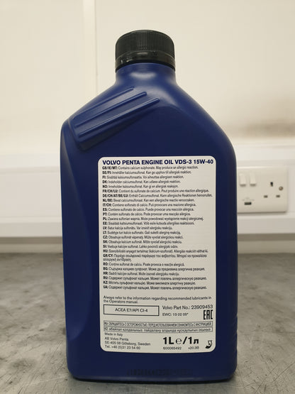 OIL GENUINE VOLVO PENTA ENGINE OIL 1L 23909453 / 22479638