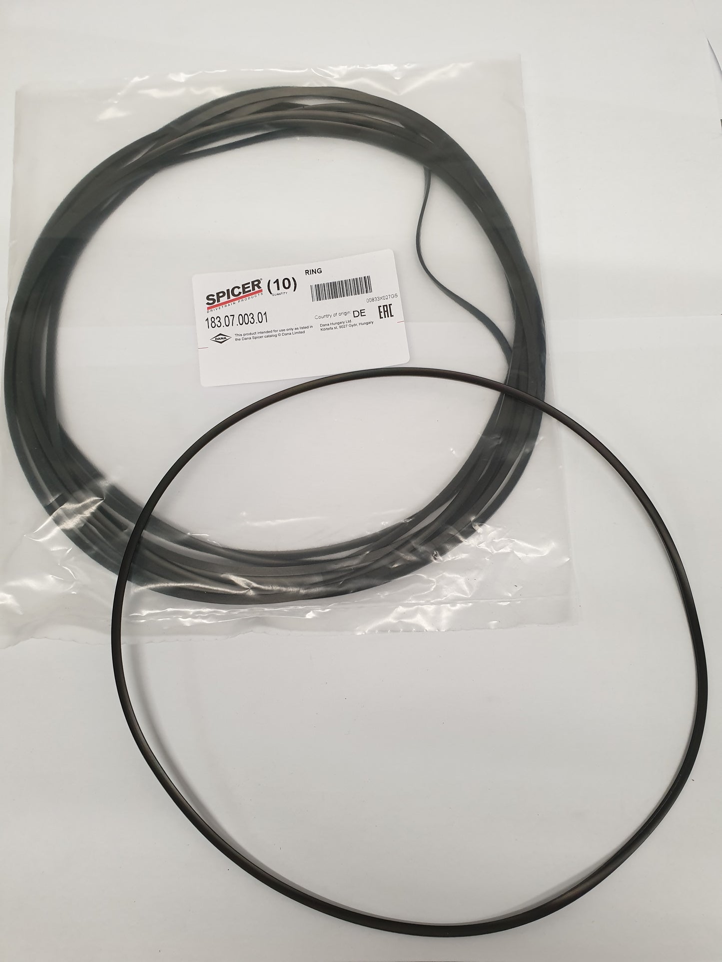 DIFFERENTIAL SEAL GASKET O-RING DANA SPICER D183.0700301 / 183.07.003.01