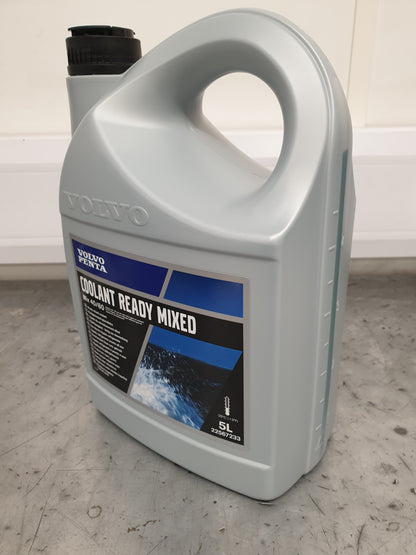 COOLANT GREEN READY MIXED GENUINE VOLVO PENTA PARTS 5L 22567233 / 1141674