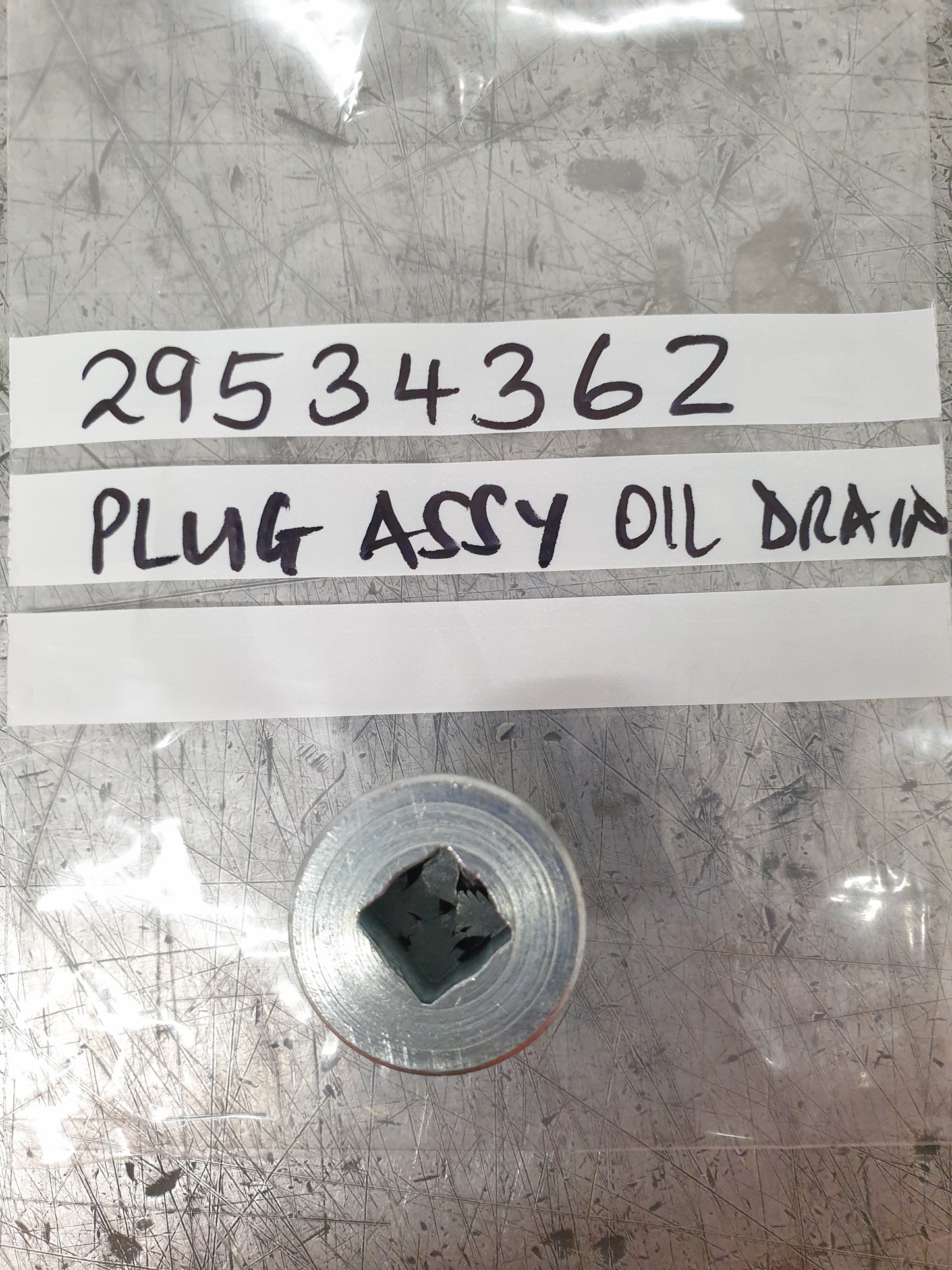 OIL PAN DRAIN PLUG GENUINE ALLISON TRANSMISSION PARTS 29534362