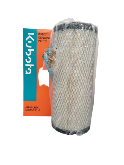 AIR FILTER OUTER GENUINE KUBOTA PARTS V3307 5980026110 / 59800-26110