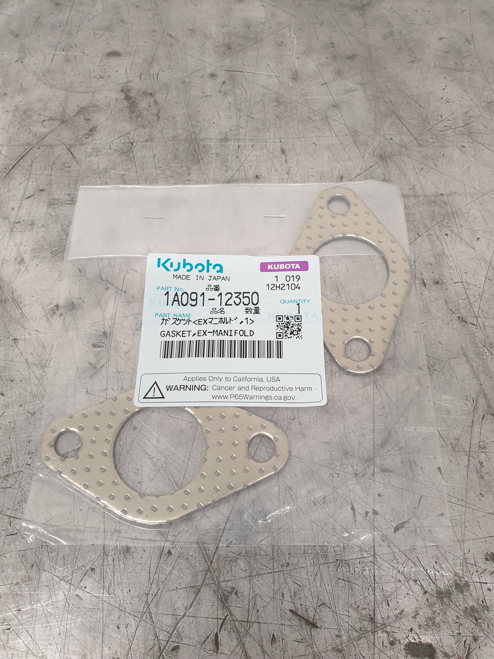 Gasket, Ex-Manifold - 1A09112350