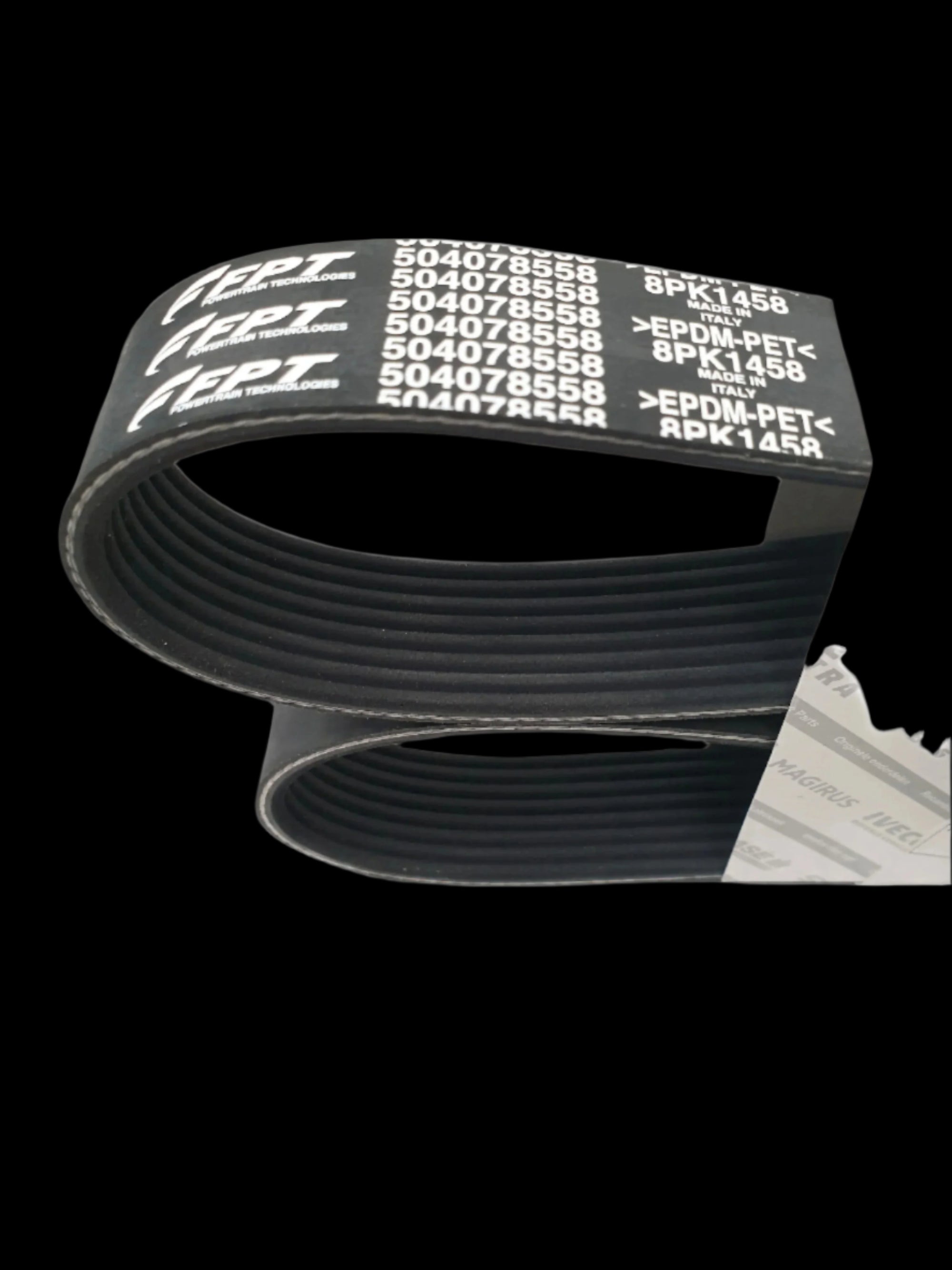 FPT INDUSTRIAL FAN BELT SERPENTINE V-BELT GENUINE OEM 504078558