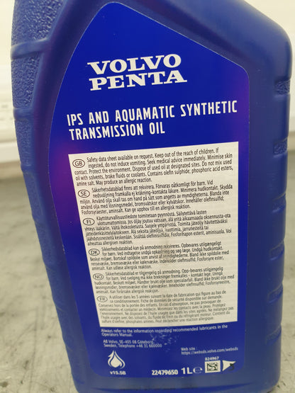 Volvo Penta 22479650 / 3809443 – Synthetic Transmission Oil SAE 75W-90 (1 Litre)