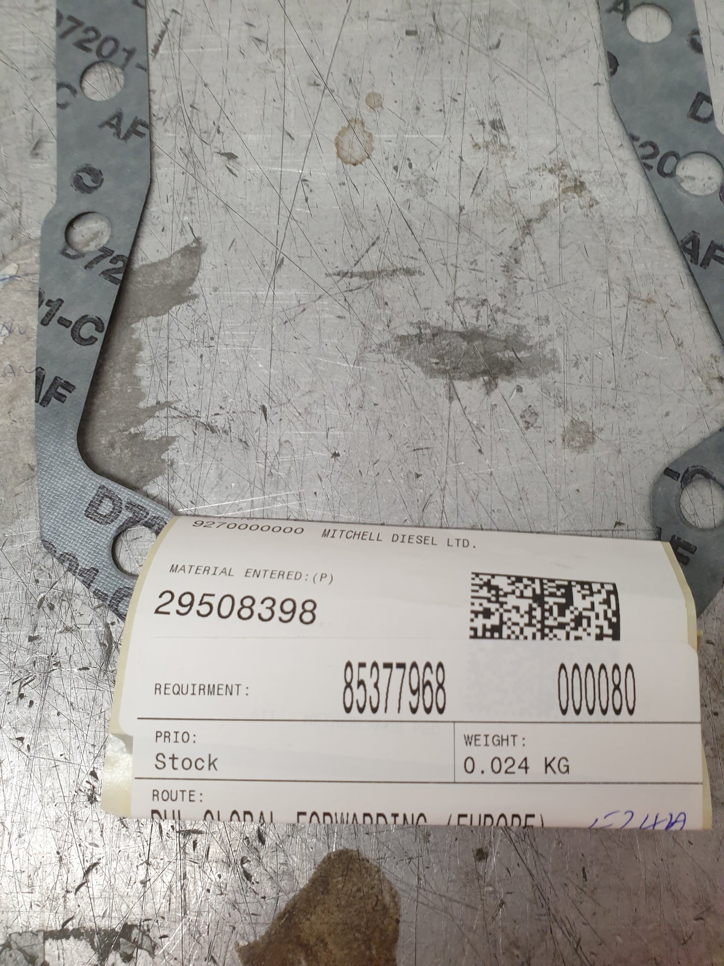 OIL COOLER HOUSING GASKET GENUINE ALLISON TRANSMISSION 29508398